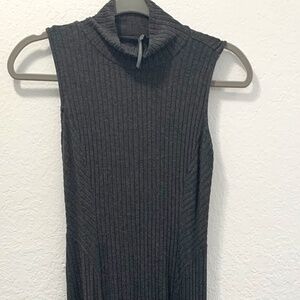 Anthropologie Grey XS dress, comfy, and stretchy, flattering casual
